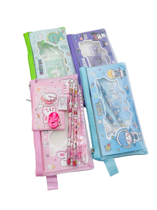 Beautiful Geometry Pouch Set