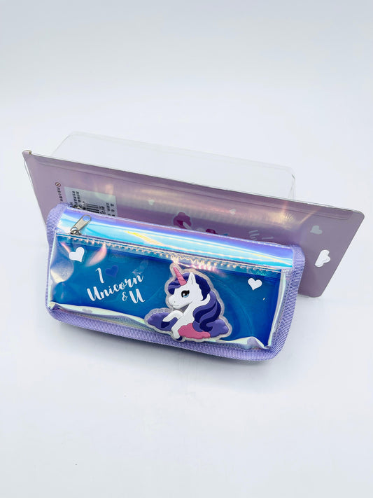 Unicorn-Themed Pencil Case