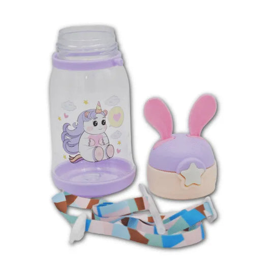 Cute Bunny Ears Kids Water Bottle