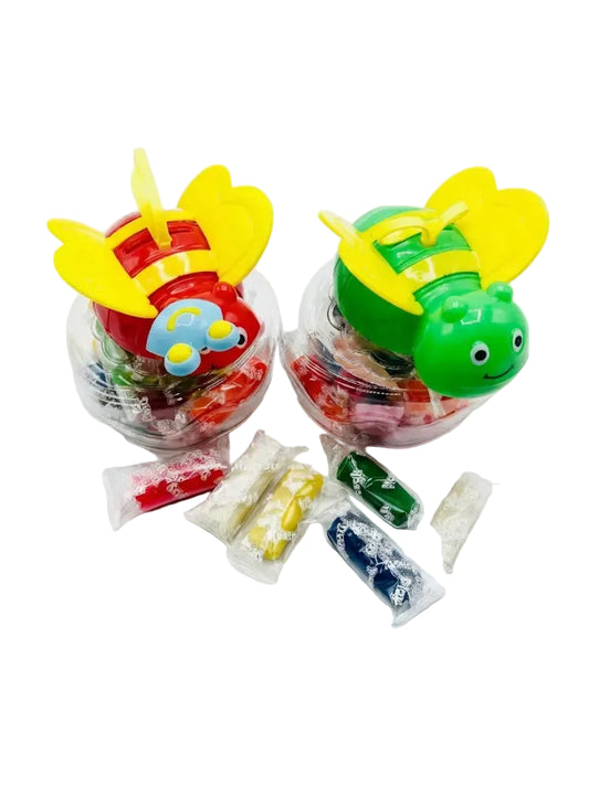 Bee & Ladybug Themed Play Dough Jars