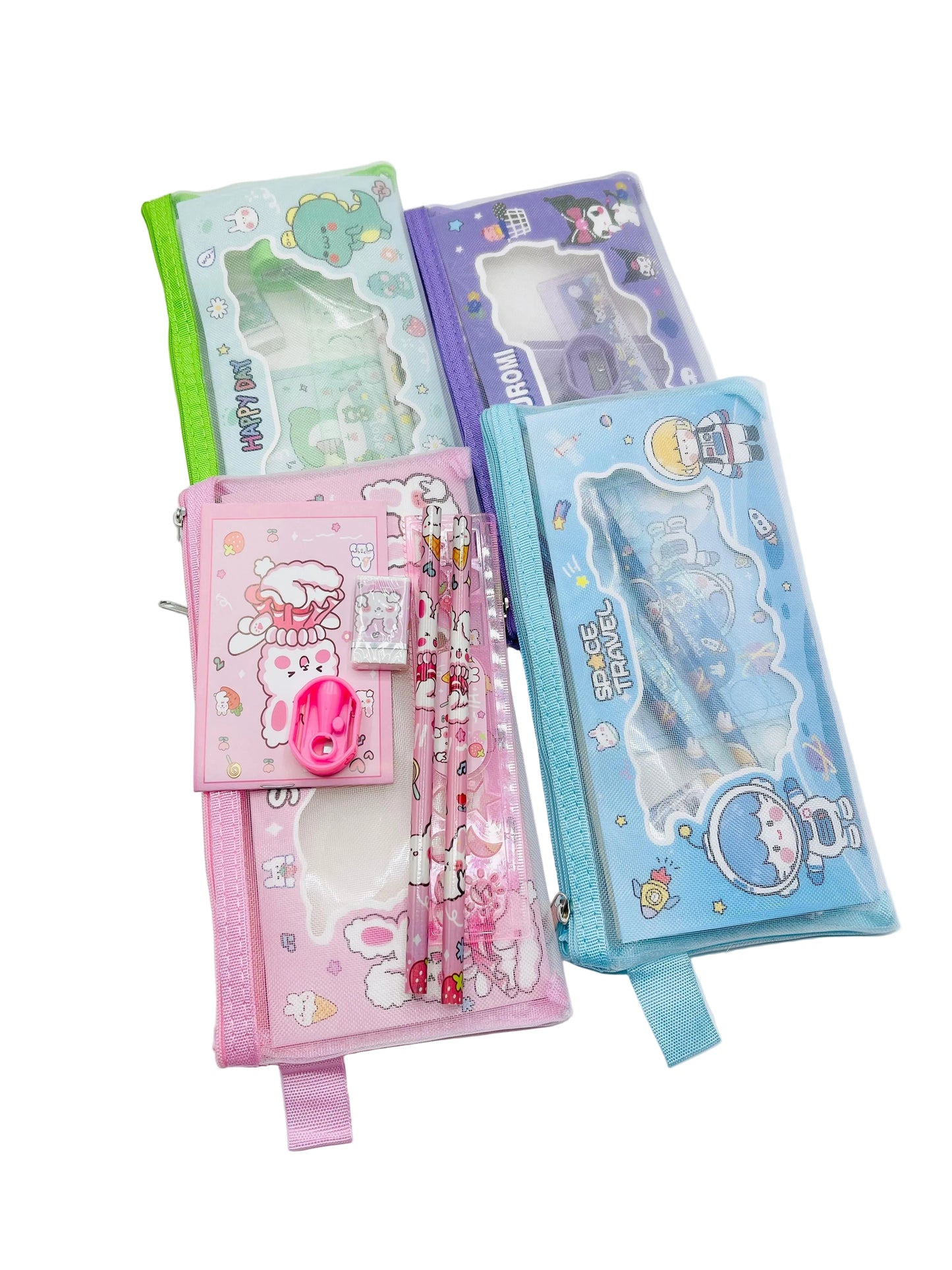 Beautiful Geometry Pouch Set