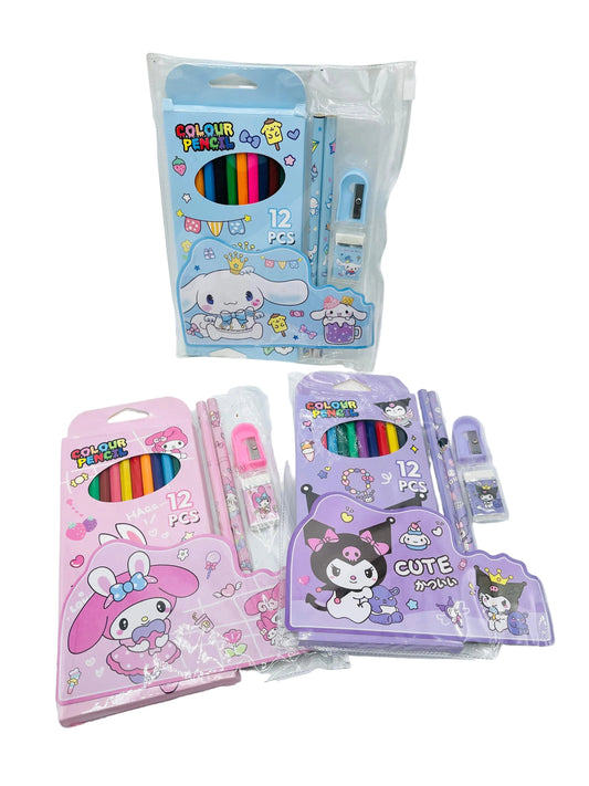 Colorful Pencil Set - 12pcs