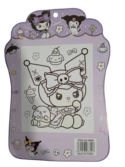 Kuromi Themed Stationery Gift Set - 7-in-1