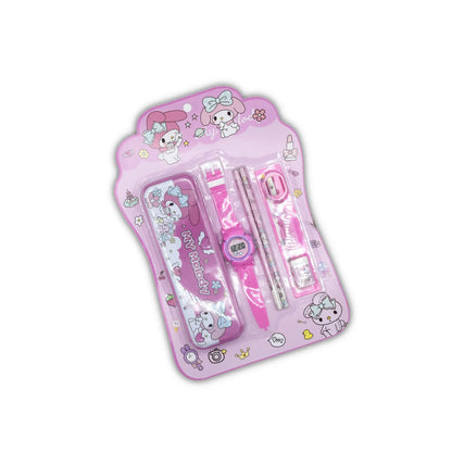 Kuromi Themed Stationery Gift Set - 7-in-1