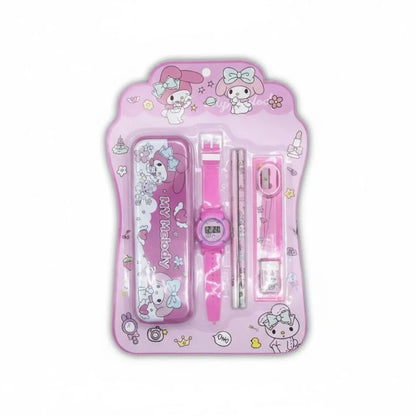 Kuromi Themed Stationery Gift Set - 7-in-1