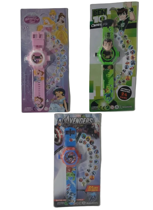 Characters Themed Projector Digital Watch