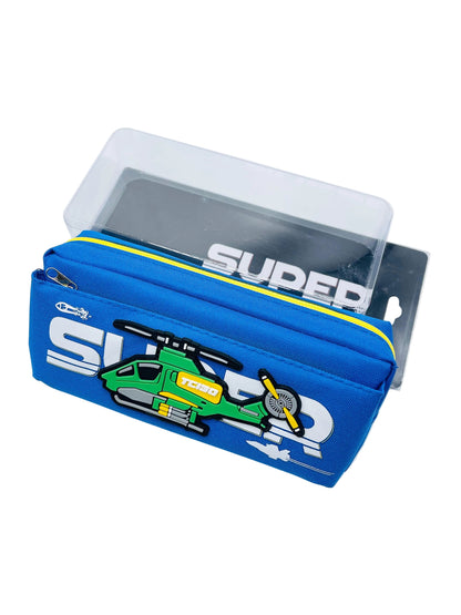 Super Dynamic Helicopter Theme Pencil Case
