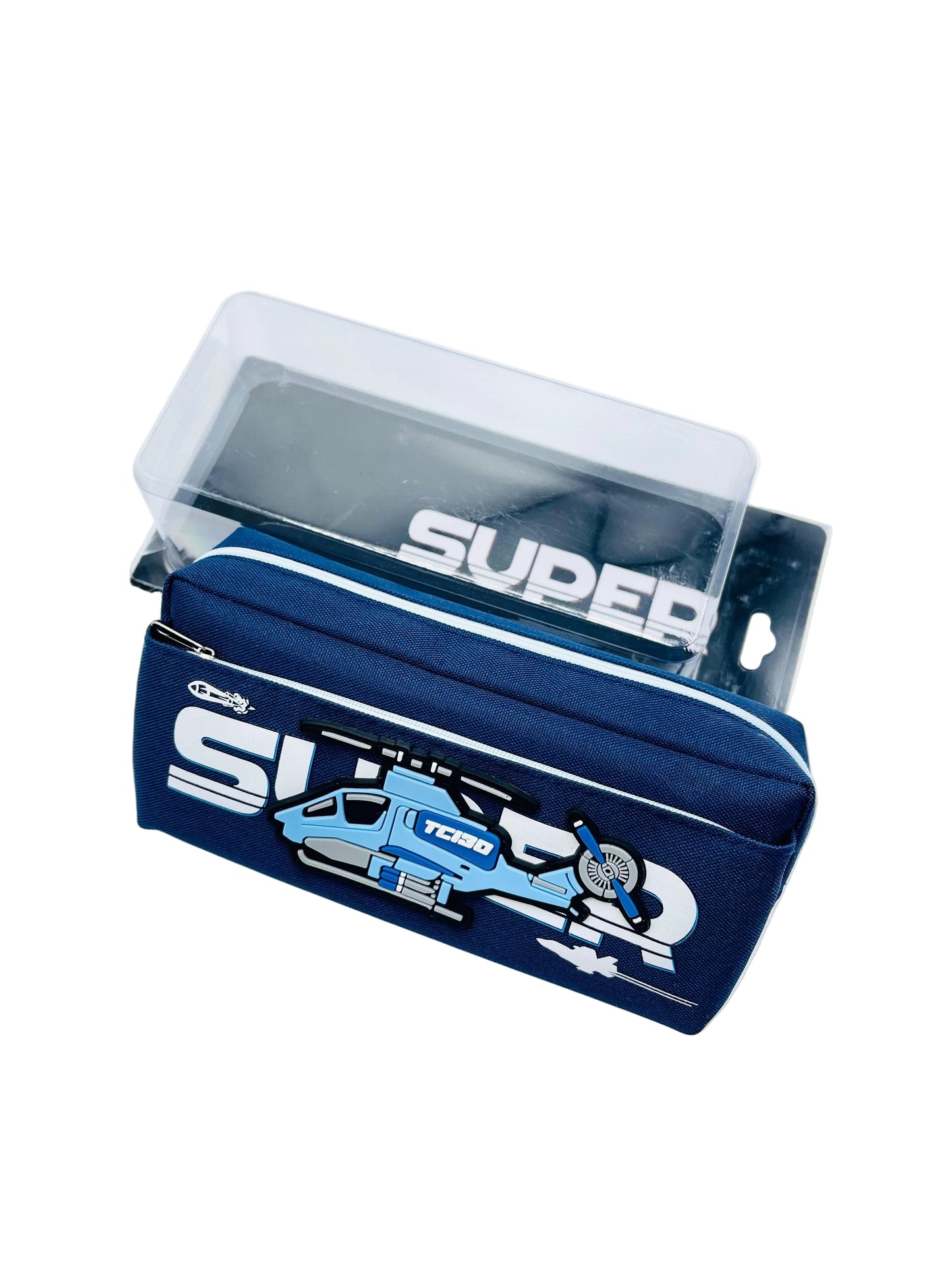 Super Dynamic Helicopter Theme Pencil Case