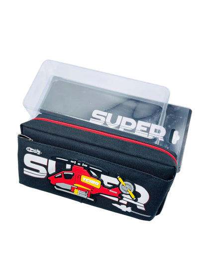 Super Dynamic Helicopter Theme Pencil Case