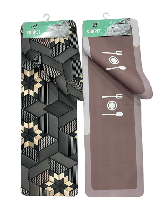 Clean Anti-Slip Mat Set - 2pcs