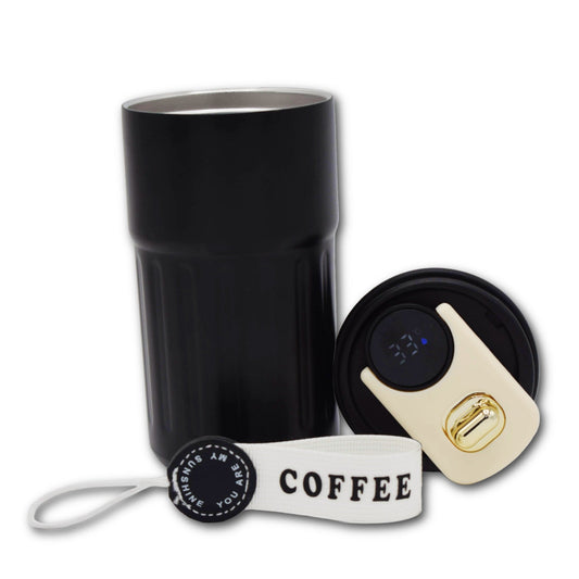 Insulated Coffee Mug With Temperature Display - 450ml